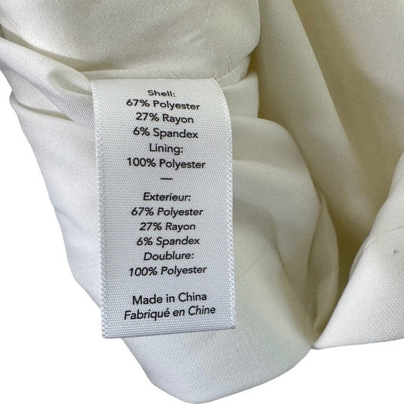 Likely Womens Laurens Strapless Bodycon Dress Sz 0 White Sweetheart Neckline - Picture 10 of 14